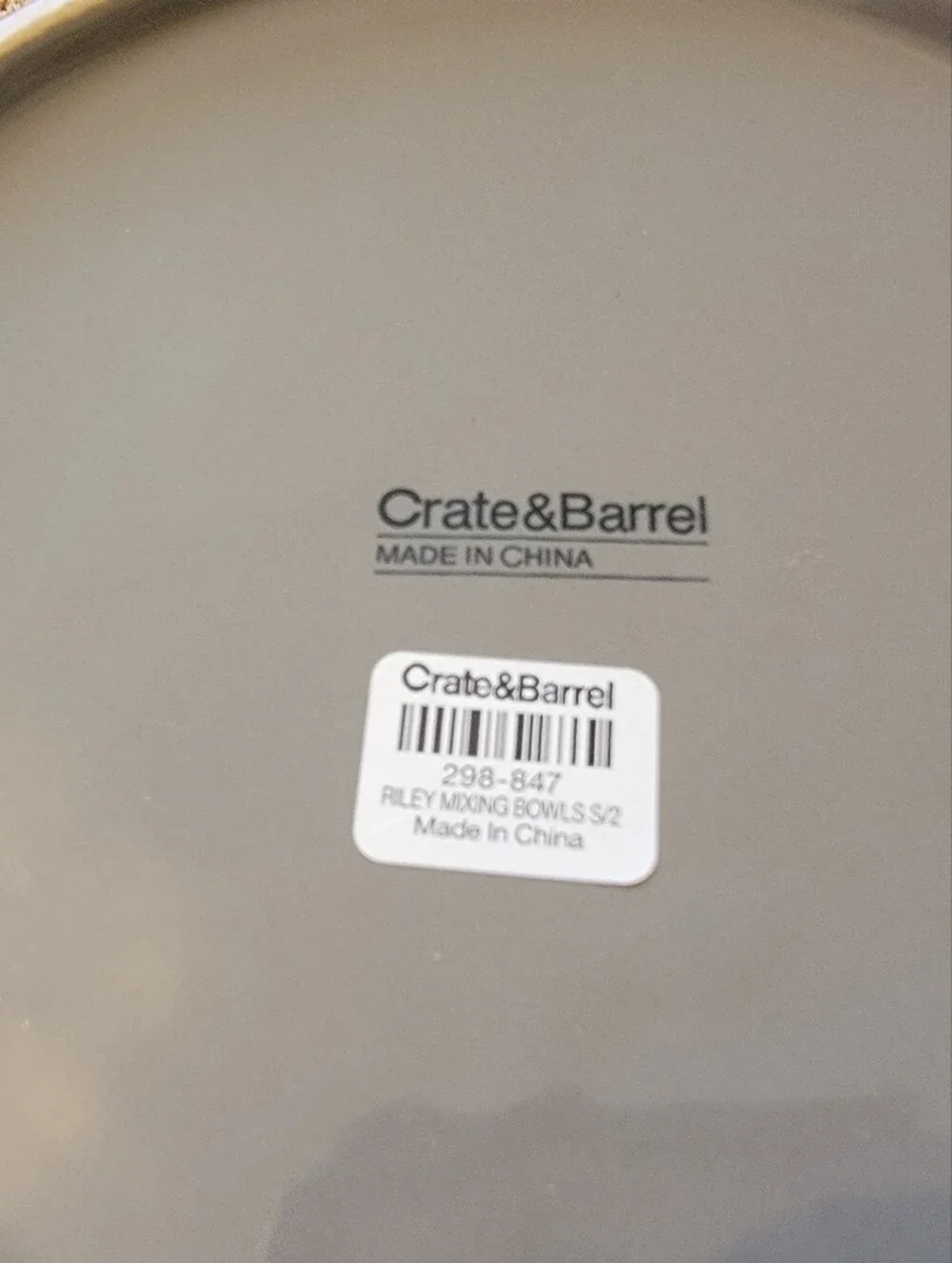 Crate&Barrel crate barrel